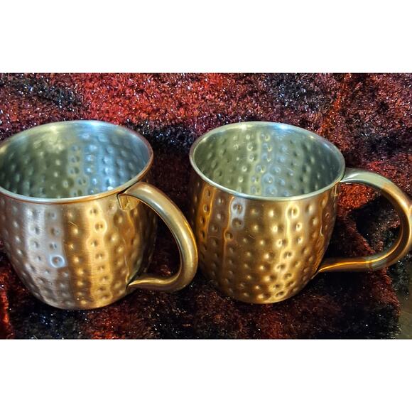 2 MOSCOW MULE COPPER MUGS - Picture 3 of 5
